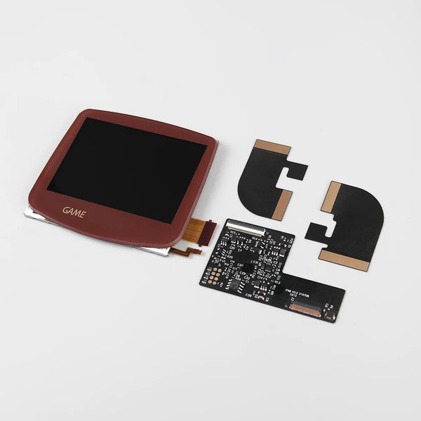 Laminated ITA TFT 3.0 backlight screen kit for Nintendo Game Boy Advance GBA AGB - Famicom red | Funnyplaying - 1