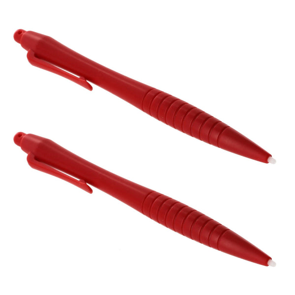 Large Ergonomic Touch Screen Stylus Pen - 2 Pack Red | ZedLabz