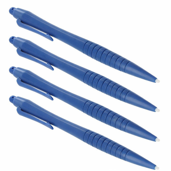 Large Ergonomic Touch Screen Stylus Pen - 4 Pack Blue | ZedLabz - 1