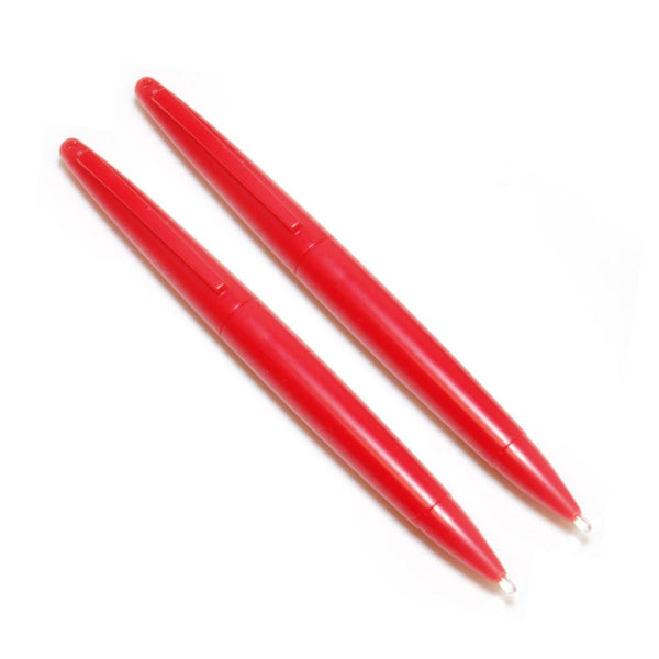 Large Stylus Pens For Nintendo DS/2DS/3DS Consoles - 2 Pack Red | ZedLabz