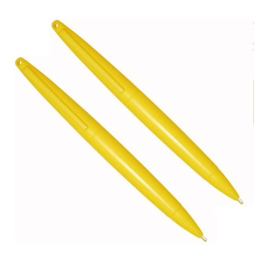 Large Stylus Pens For Nintendo DS/2DS/3DS Consoles - 2 Pack Yellow | ZedLabz