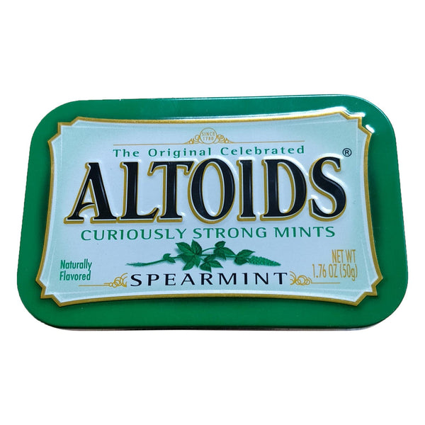 Laser cut & etched empty Altoids mint tin housing case For MintiPi Lite console - Green | Helder Game Tech