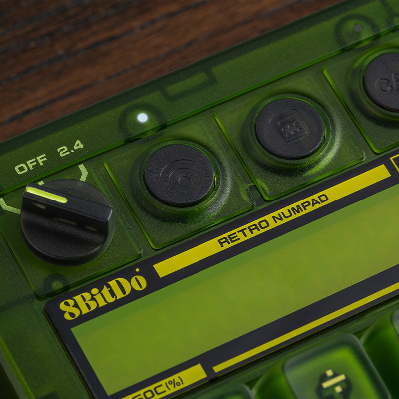 Retro 18 Mechanical Numpad Bluetooth, 2.4G & wired for Windows & Android - Xbox Edition | 8BitDo
