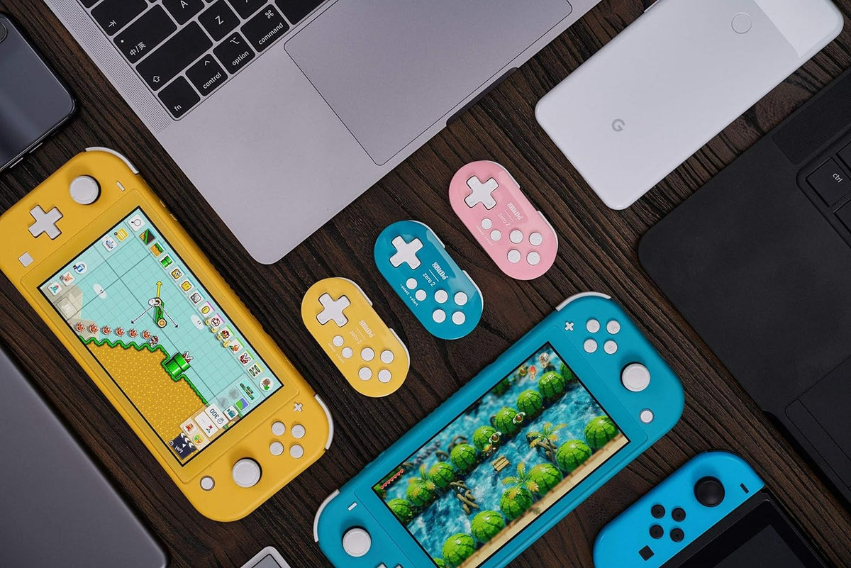 Zero 2 mini Bluetooth controller for Switch, Windows, macOS & Android - Turquoise Edition | 8BitDo