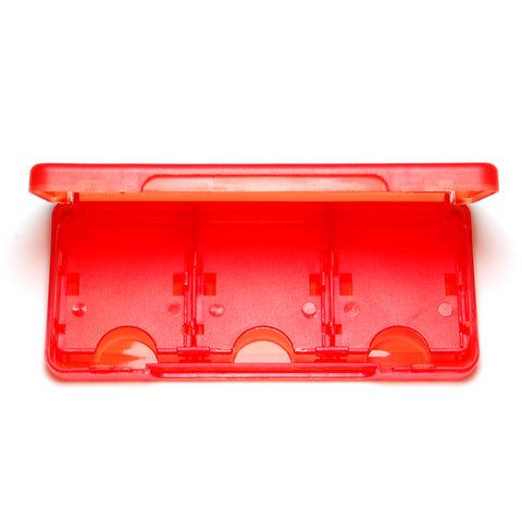 Game case for 3DS 2DS DS Lite DSi XL Nintendo card cartridge storage 6 in 1 - Red | ZedLabz