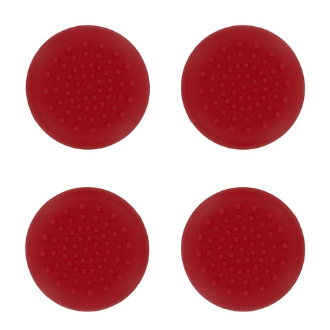 TPU analogue thumb grip stick concave covers caps for Xbox 360 - 4 pack red | ZedLabz