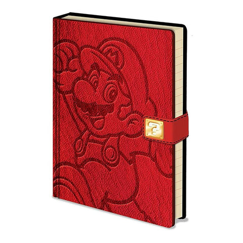Super Mario A5 premium lined notebook journal officially licensed | Pyramid
