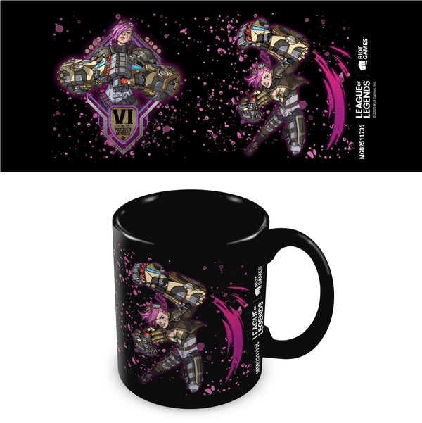 League of Legends Vi official mug 11oz/315ml black ceramic | Pyramid - 2