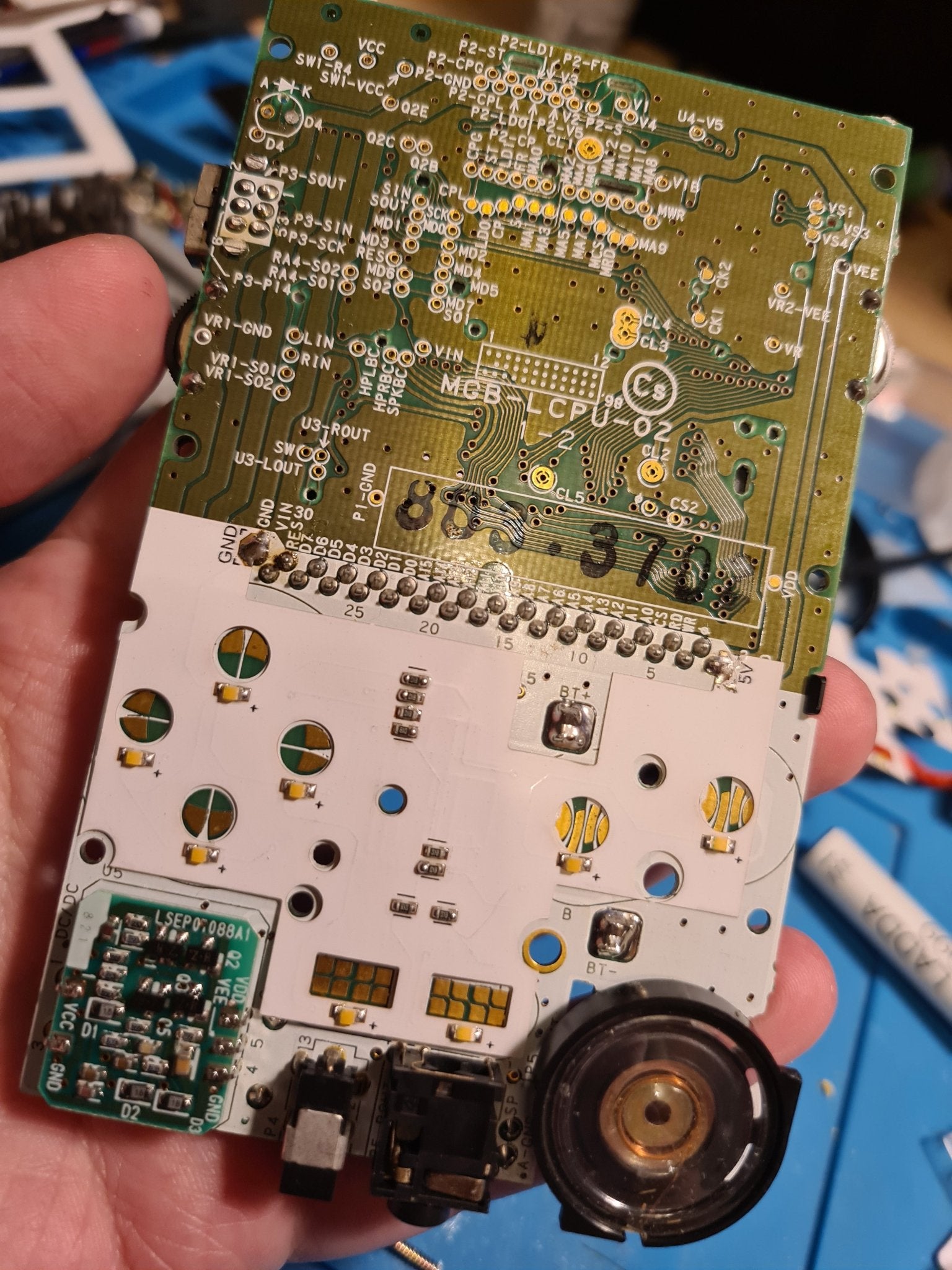 LED flex board for Nintendo Game Boy Pocket console mod - White | Natalie the Nerd - 2