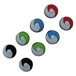 Silicone thumb grip stick caps for Nintendo Switch Lite & Joy-Con controllers Taiji Pokemon style - 8 pack multi colour | ZedLabz