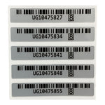 Serial number sticker for Nintendo DS Lite reproduction replacement label - 5 Pack | ZedLabz