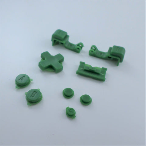  Replacement Button Set For Nintendo Game Boy Advance SP - Forest Green | ZedLabz