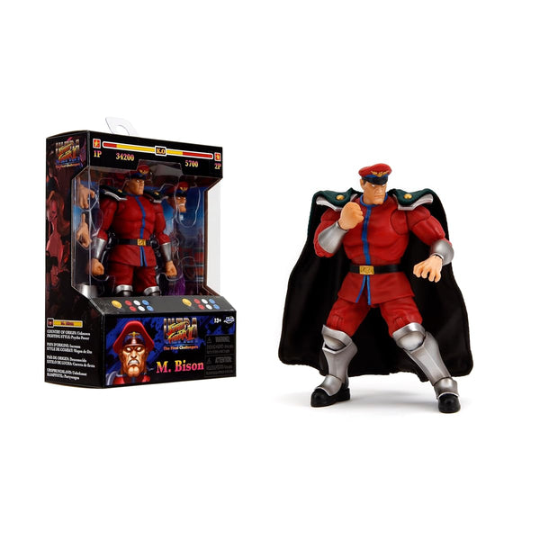 Ultra Street Fighter II: The Final Challengers M. Bison 1:12 Scale Action Figure | Jada Toys
