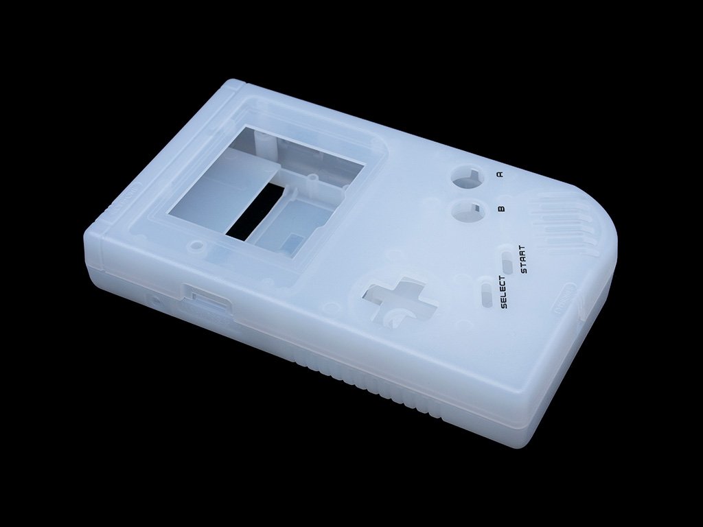 Front & Back housing shell for Nintendo Game Boy DMG-01 Original console - Clear white | Retro Modding