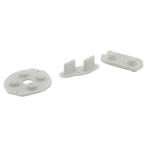 Conductive Silicone Button Contacts Kit For Nintendo Game Boy DMG-01 - White | ZedLabz