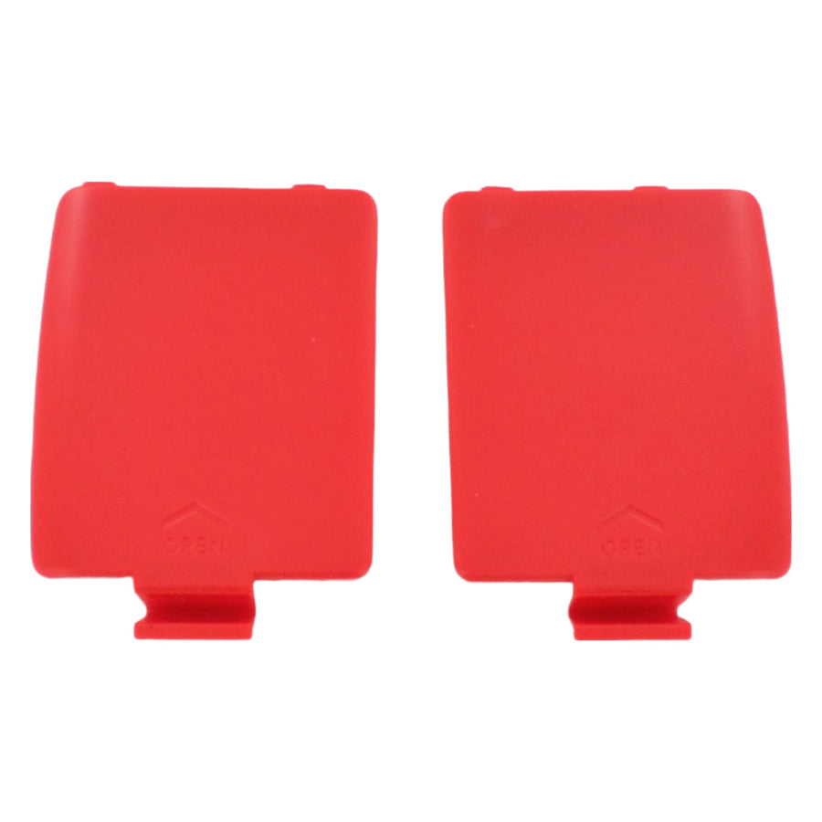 Refurbed Left & Right Battery Cover Set For Sega Game Gear - Red | ZedLabz