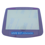 Screen lens GLASS for Nintendo Game Boy Advance replacement cover - Grey & Blue/Silver logo | ZedLabz