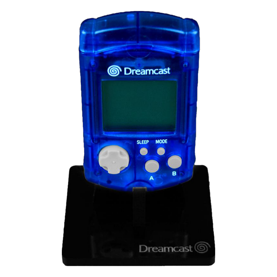 Display stand for Dreamcast VMU console - Crystal Black