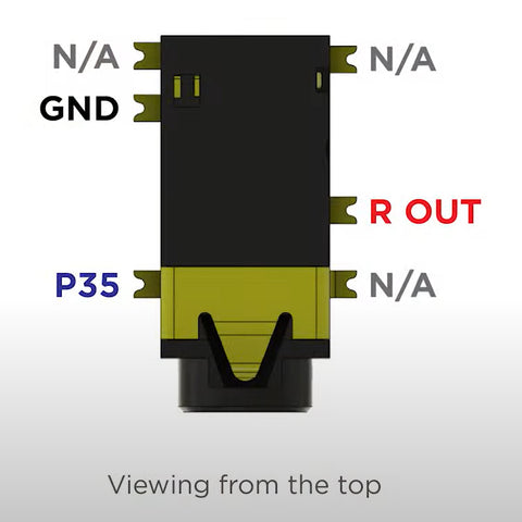 Headphone jack mod part for Nintendo Game Boy Advance SP [AGS GBA SP] 3.5mm port socket | ZedLabz