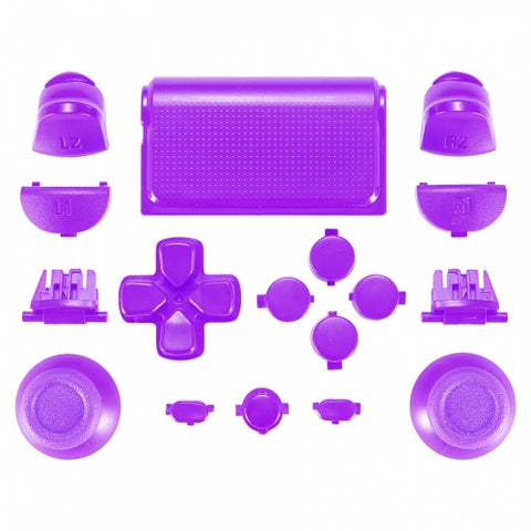 Replacement Full Button Set For 2nd Gen Sony PS4 JDM-030 Controllers - Purple | ZedLabz