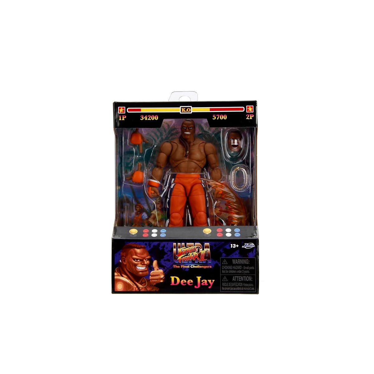 Ultra Street Fighter II Action Figure - Dee Jay (Wave 3) | Jada Toys