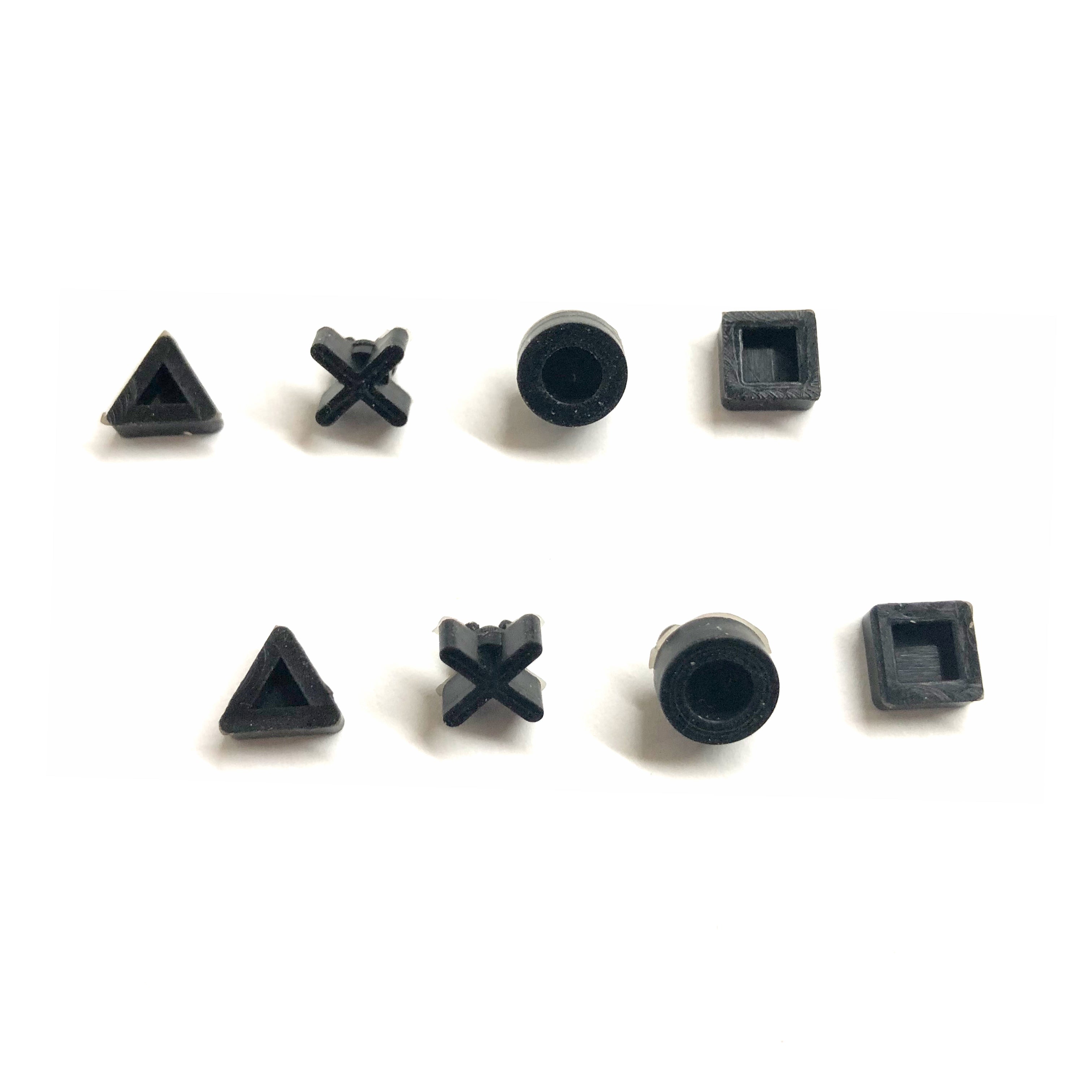 Replacement rubber feet for Sony PS4 Pro console PlayStation 4 no slip grips - black