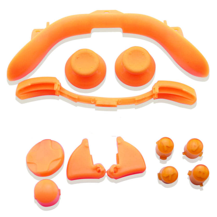Button set for Microsoft Xbox 360 Controller complete replacement - Orange | ZedLabz