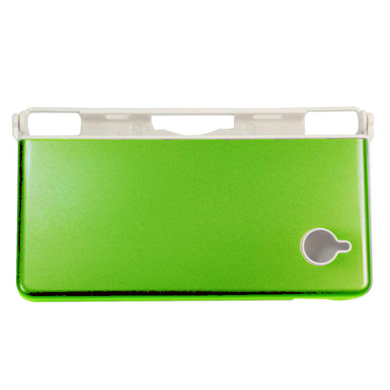 Hybrid case for Nintendo Dsi console protective aluminium metal hard cover - Green | ZedLabz