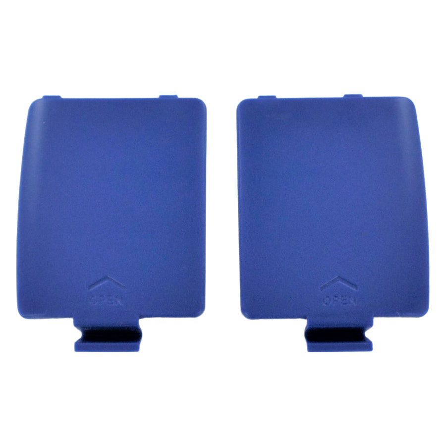 Refurbed Left & Right Battery Cover Set For Sega Game Gear - Blue | ZedLabz