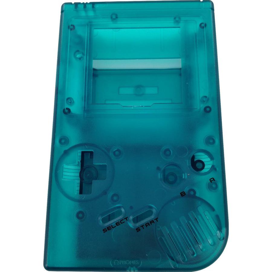 Front & Back Housing Shell For Nintendo Game Boy DMG-01 Original Console - Clear Teal | Retro Modding