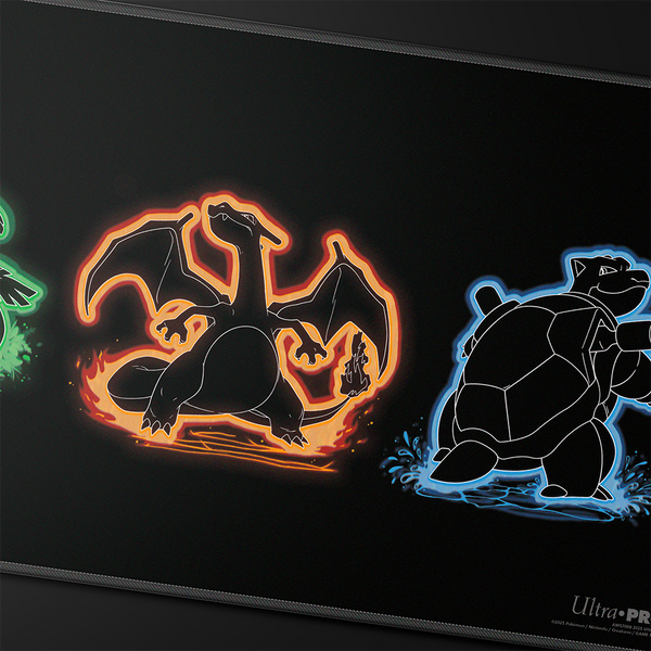 Pokémon TCG Neon Kanto foil playmat 24 x 13.5 inch (61 x 34cm) officially licensed | Ultra PRO