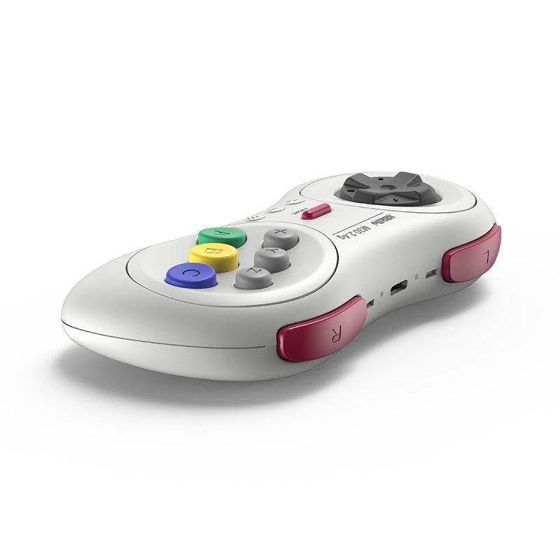 M30 2.4G Wireless Gamepad for Sega Genesis / Mega Drive Mini and Switch - white | 8BitDo - 3
