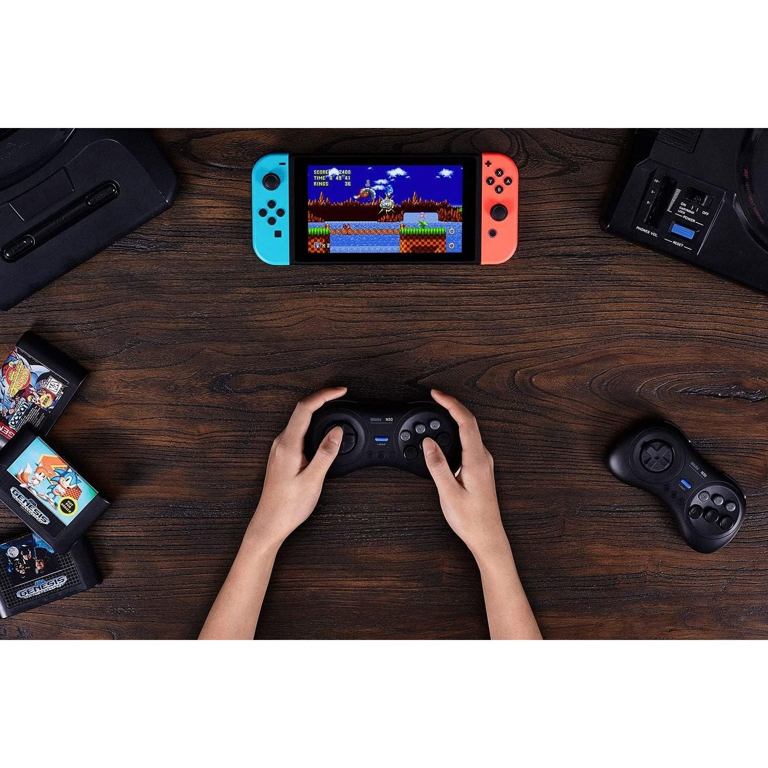 M30 bluetooth wireless gamepad for Nintendo Switch, Windows, Mac & Android - black | 8BitDo - 8