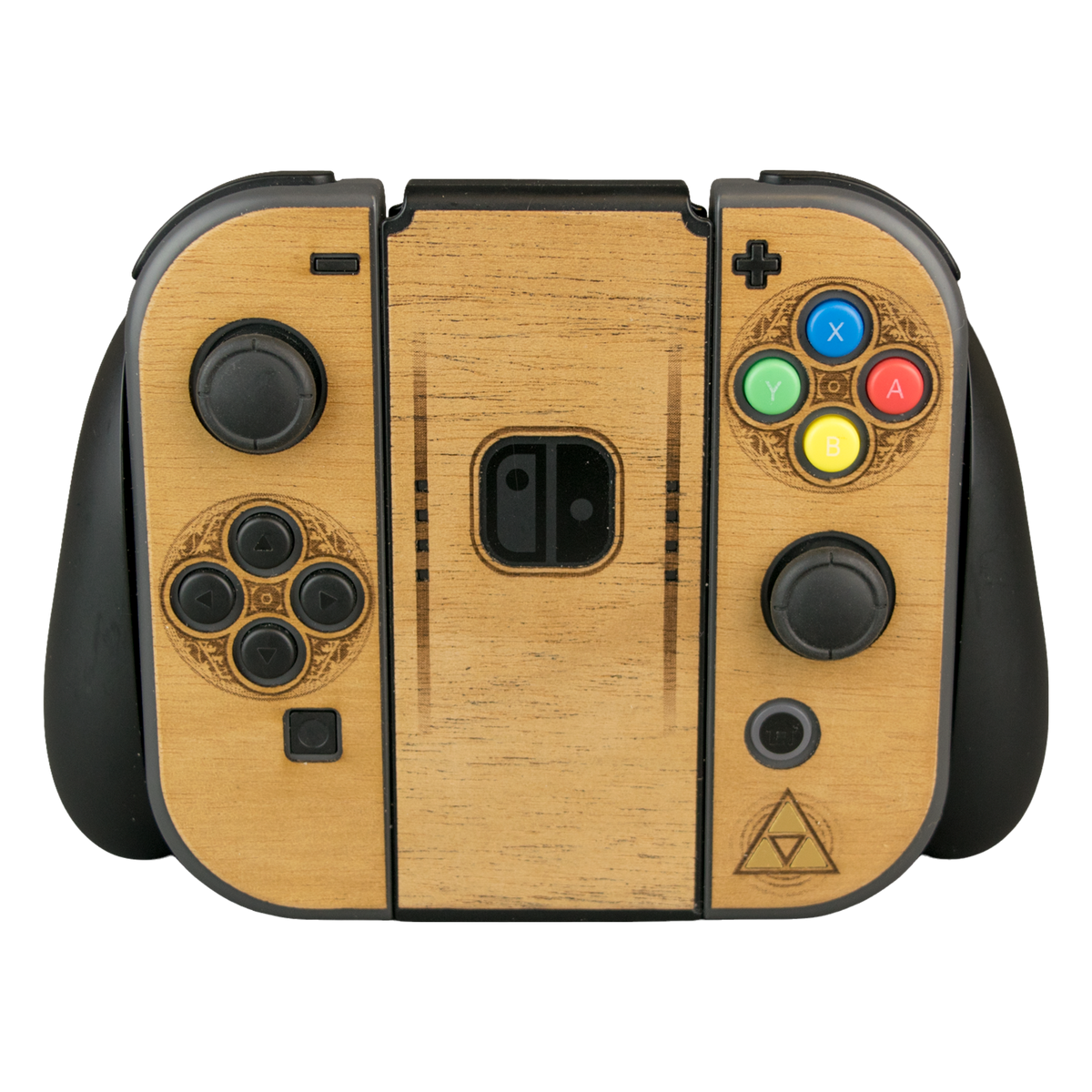 Real wood veneer kit for Nintendo Switch Joy-Con Controller - Mahogany Zelda Edition | Rose Colored Gaming