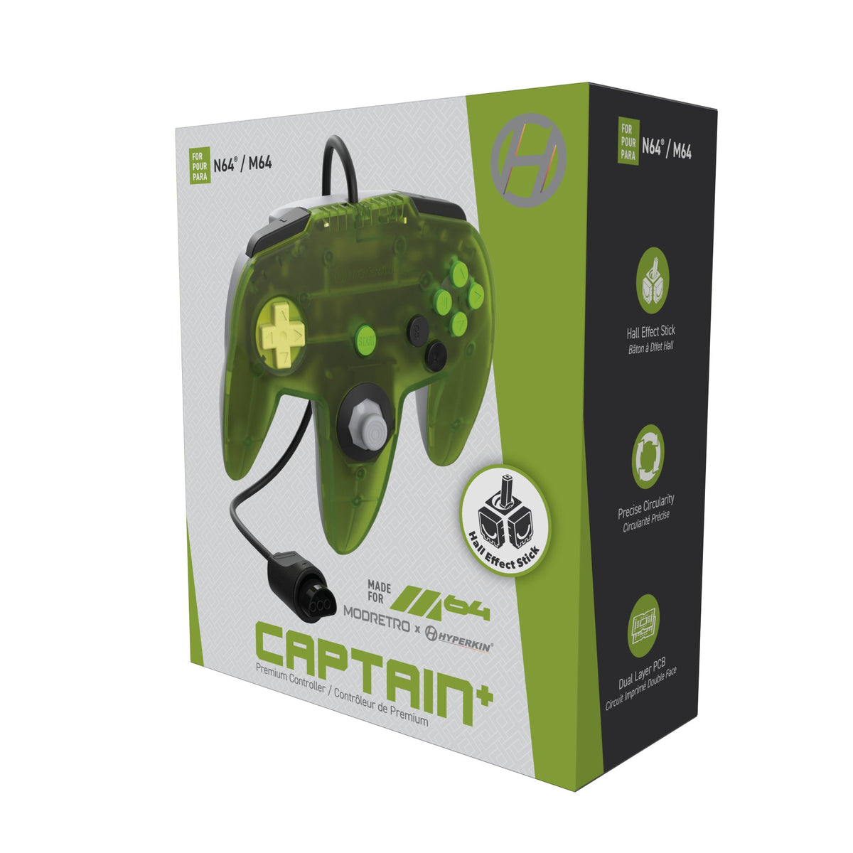 M64 Captain+ Premium Controller Special Edition - Emerald | Hyperkin - 5