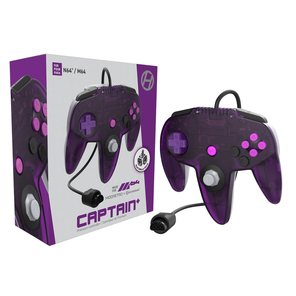 M64 Captain+ Premium Controller Special Edition - Lavender | Hyperkin - 1