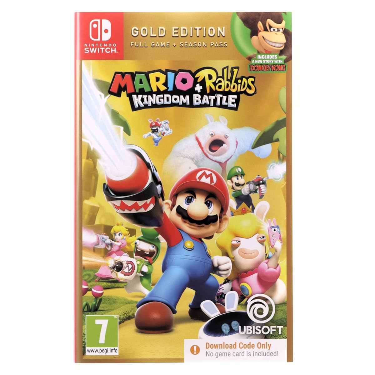 Mario + Rabbids Kingdom Battle Gold Edition (Code in a Box) for Nintendo Switch | Ubisoft - 1