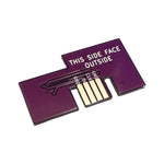 Premium SD memory card serial port 2 SD2SP2 adapter for Nintendo GameCube NGC - Purple | ZedLabz