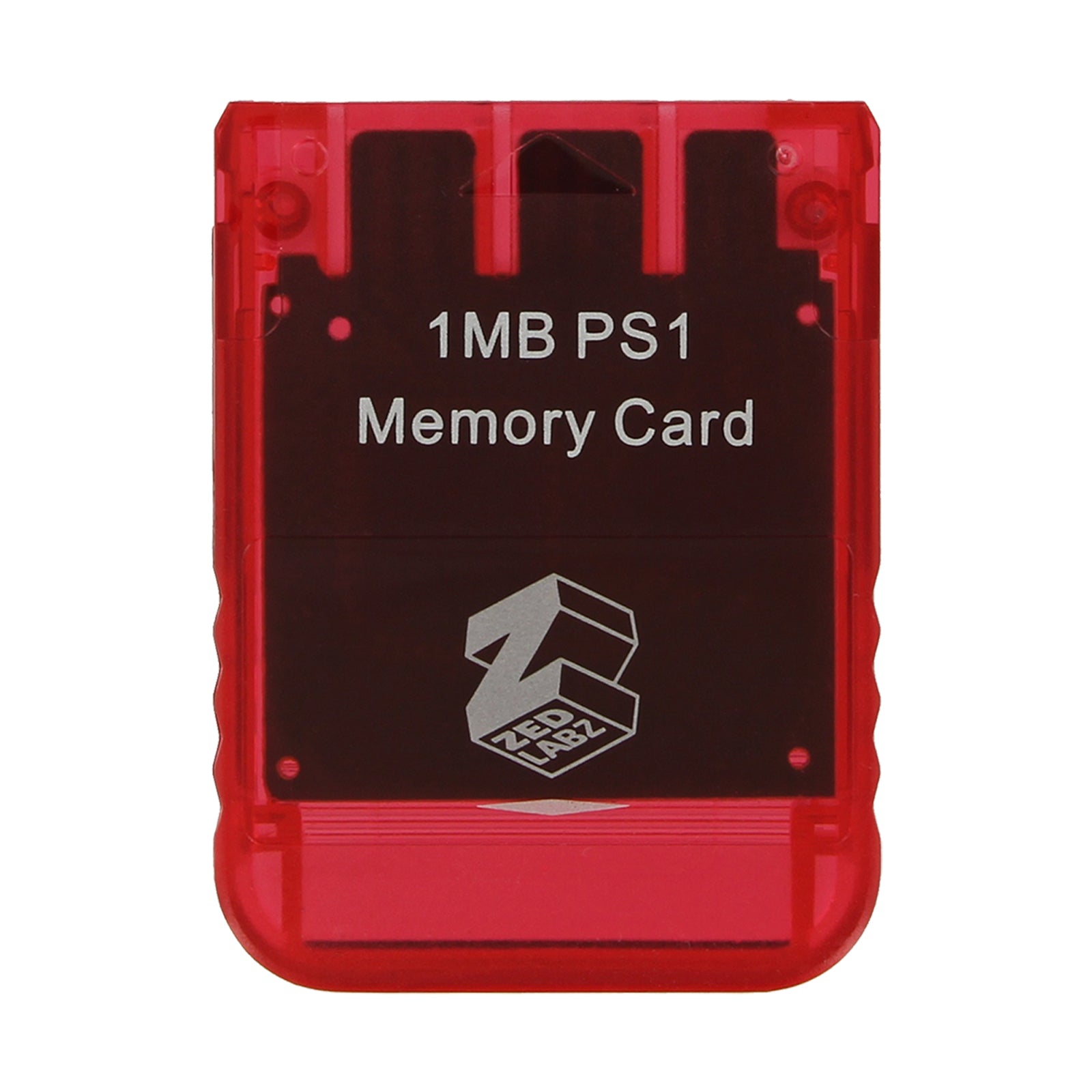 Memory card for PS1 PSX PS2 1MB 15 Block - Red | ZedLabz