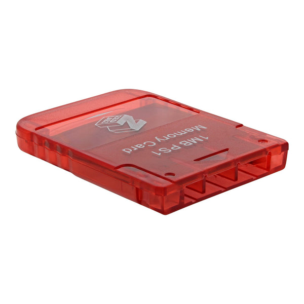 Memory card for Sony PS1 PSX PlayStation one - PS2 compatible* 1MB 15 block - Red | ZedLabz