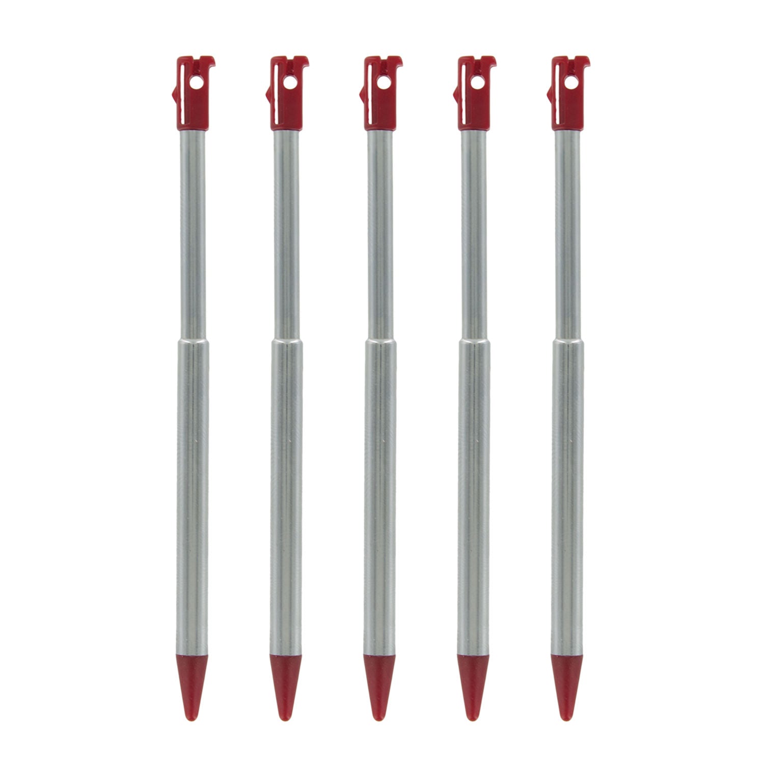 Metal Extendable Stylus For 2012 Nintendo 3DS - 5 Pack Red | ZedLabz - 4