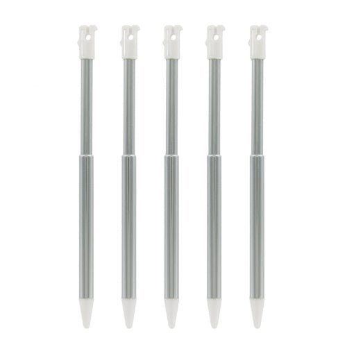 Metal Extendable Stylus For 2012 Nintendo 3DS - 5 Pack White | ZedLabz - 6