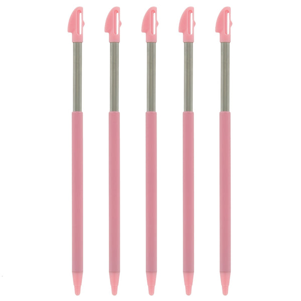 Metal Extendable Stylus For Nintendo 3DS XL - 5 Pack Pink | ZedLabz