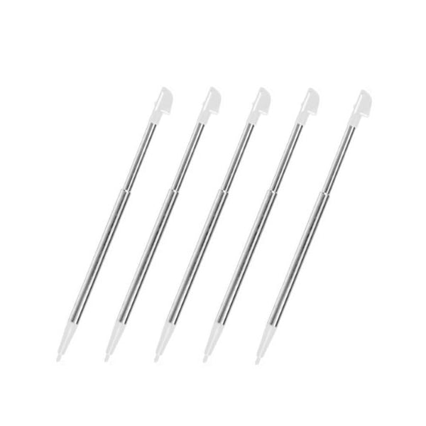Metal Extendable Stylus Pen For Nintendo Wii U GamePad - 5 Pack White | ZedLabz