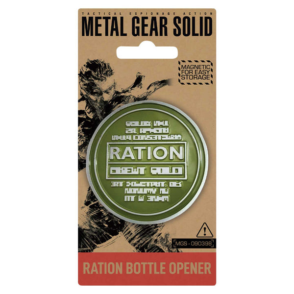 Metal Gear Solid Ration Bottle Opener | Fanattik