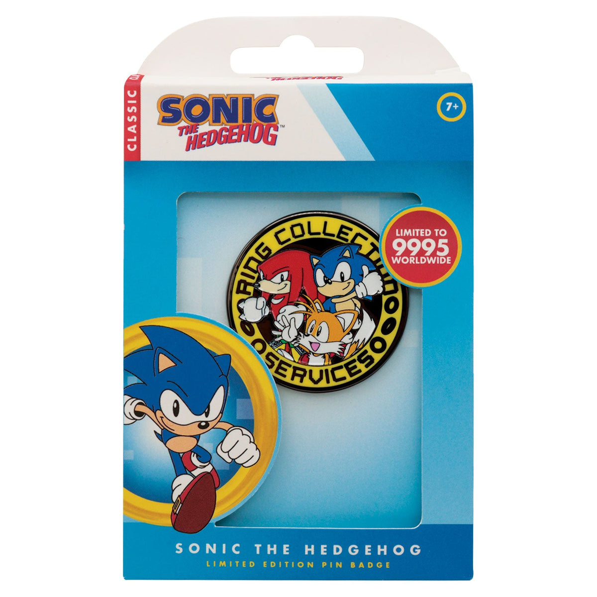 Sonic the Hedgehog Sonic, Tails & Knuckles Limited Edition Pin Badge | Fanattik