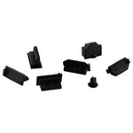 Dust Caps for Xbox One S silicone rubber port cover plugs – black | ZedLabz