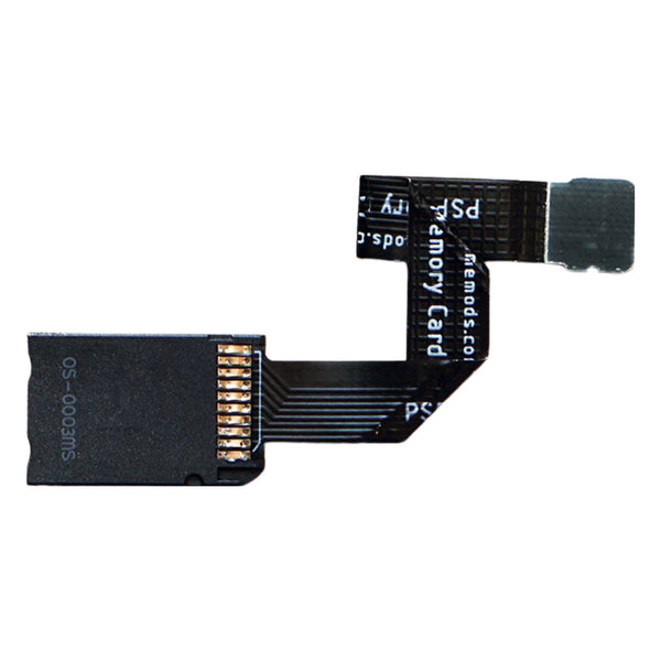 Micro SD memory card adapter flex ribbon for Sony PSP Go console - black | Genius Game Mods