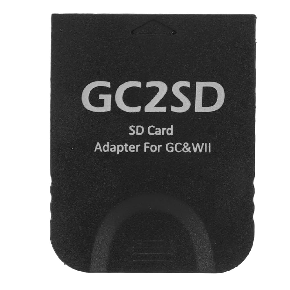 Micro SD memory card adapter for Nintendo GameCube & Wii GC2SD Picoboot - Black | ZedLabz - 1