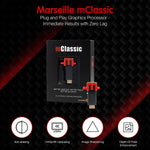 mClassic Plug-and-Play Video Game Console Graphics Card upgrade - 1440p/4K Upscaler with No Lag for Nintendo Switch, PlayStation, Xbox, Wii, GameCube, Dreamcast and more | Marseille
